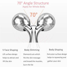 Load image into Gallery viewer, 3D Roller Face-Shaping Tool Tightening Massage Beauty Instrument Manual Massager Small V Face Slimming Face Shaping Skin Face Sl - Ammpoure Wellbeing 🇬🇧
