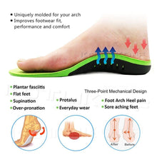 Load image into Gallery viewer, Best Orthopedic Shoes Sole Insoles For Shoes Arch Foot Pad X/O Type Leg Correction Flat Foot Arch Support Sports Shoes Inserts - Ammpoure Wellbeing 🇬🇧

