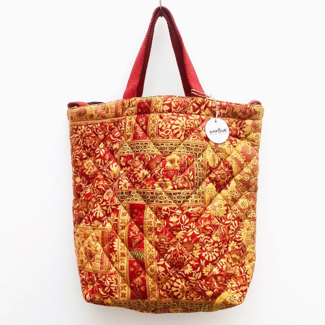 Premium Recycled Silk Tote Bag (One-Off Print) - Ammpoure London